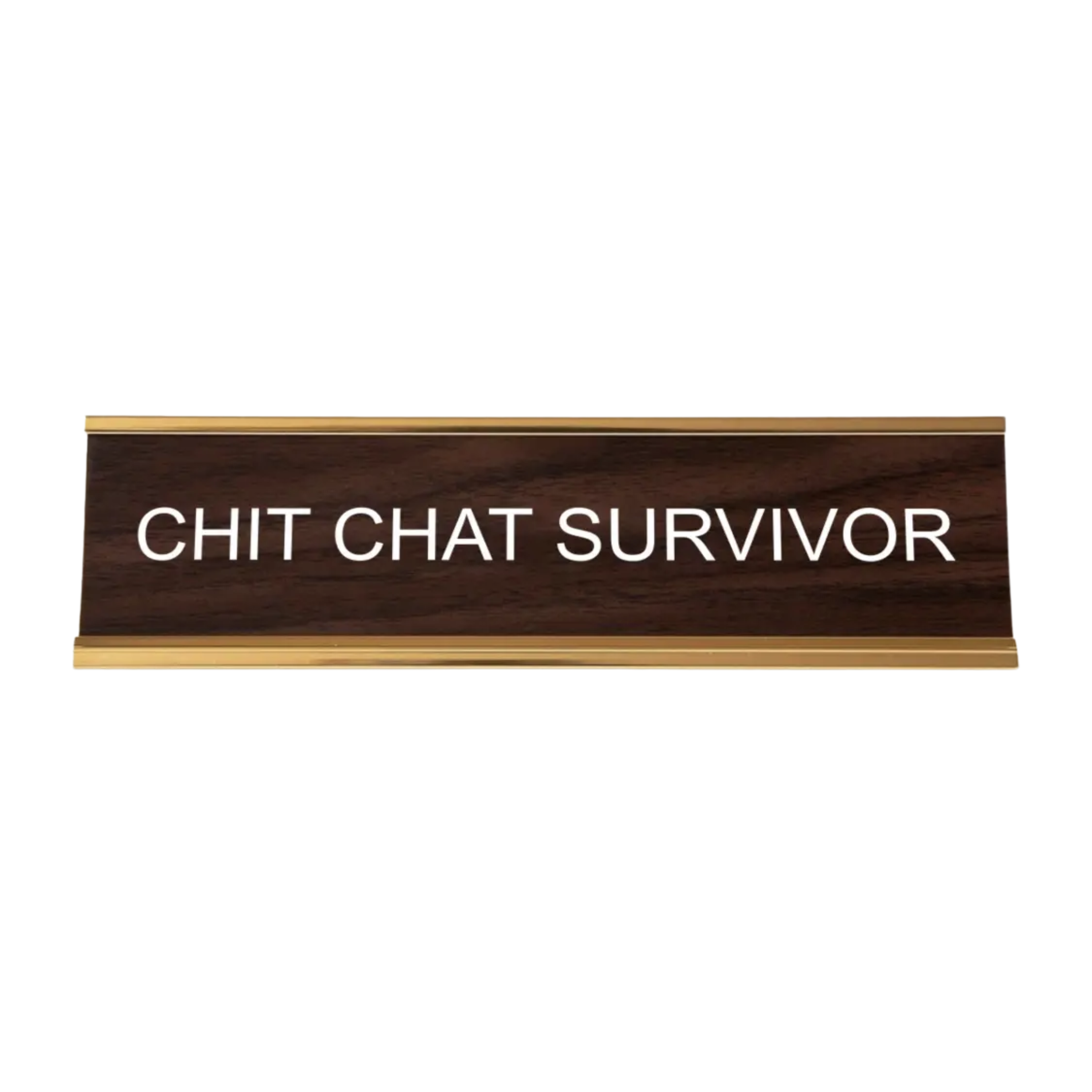 Image of Chit Chat Survivor Nameplate