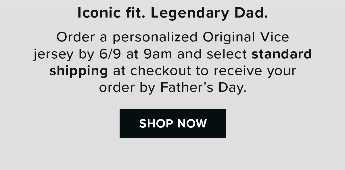 Standard Shipping Deadline: 6/9 at 9am | Shop Now