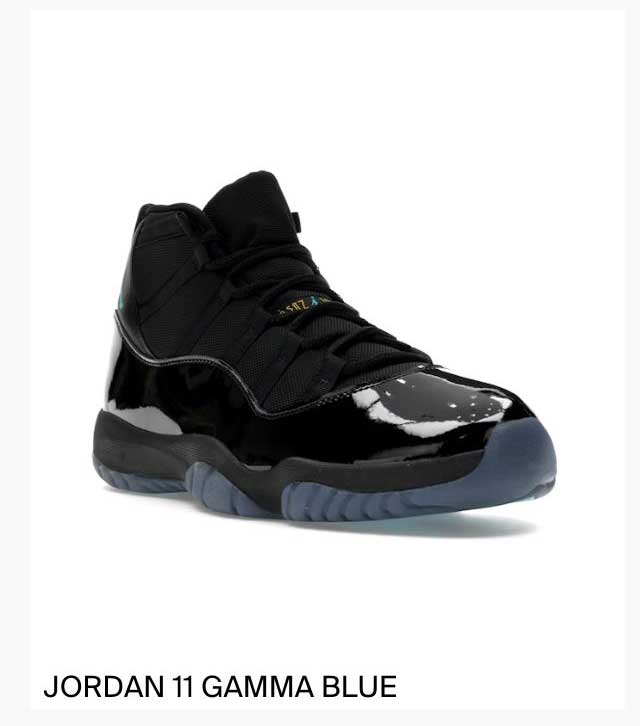 JORDAN 11 GAMMA BLUE