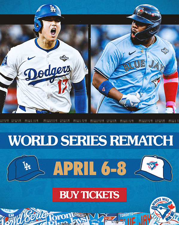 World Series Rematch. April 6-8. Buy tickets.