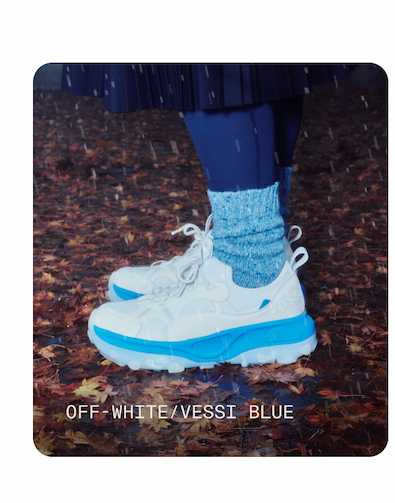 Off White/Vessi Blue