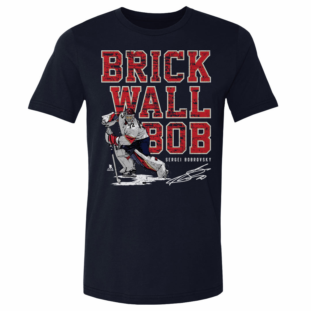 Image of Sergei Bobrovsky Florida Brick Wall WHT