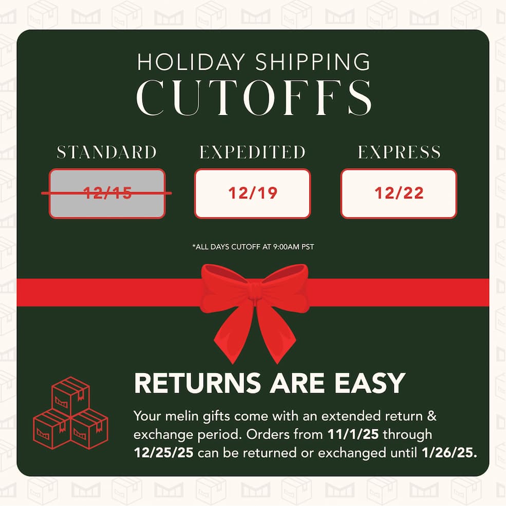 Holiday Shipping Cutoffs