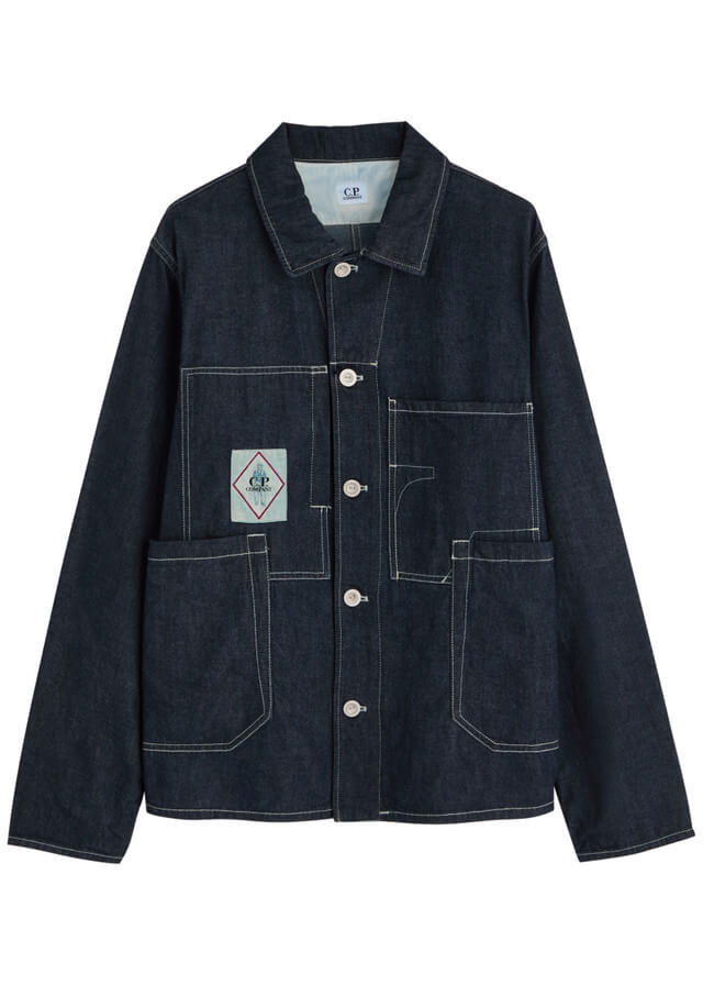 C.P. COMPANY Logo denim jacket
