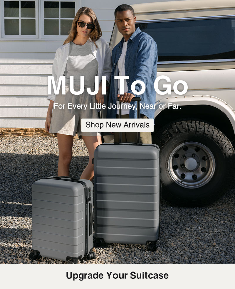 Shop MUJI To Go - New Suitcases Arrivals