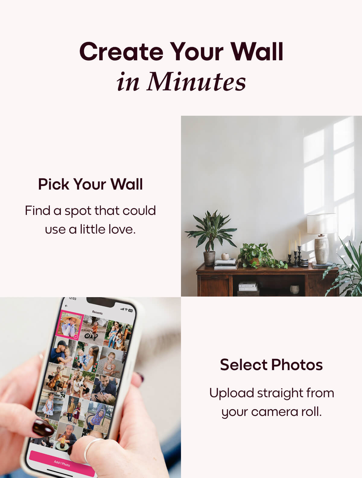 [MIXTILES] make your space feel effortlessly put together with Mixtiles. | ORDER NOW