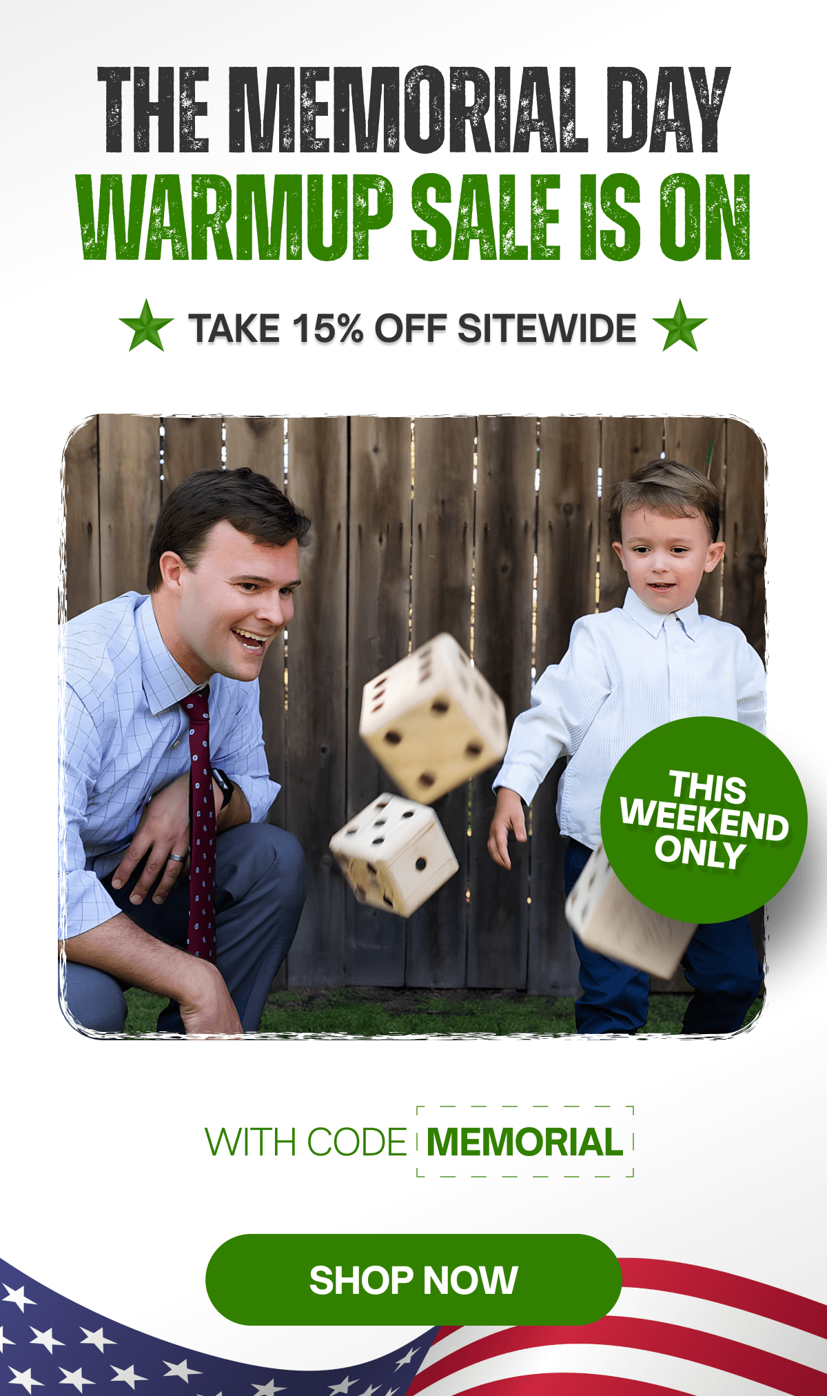 The Memorial Day Warmup Sale is on!
