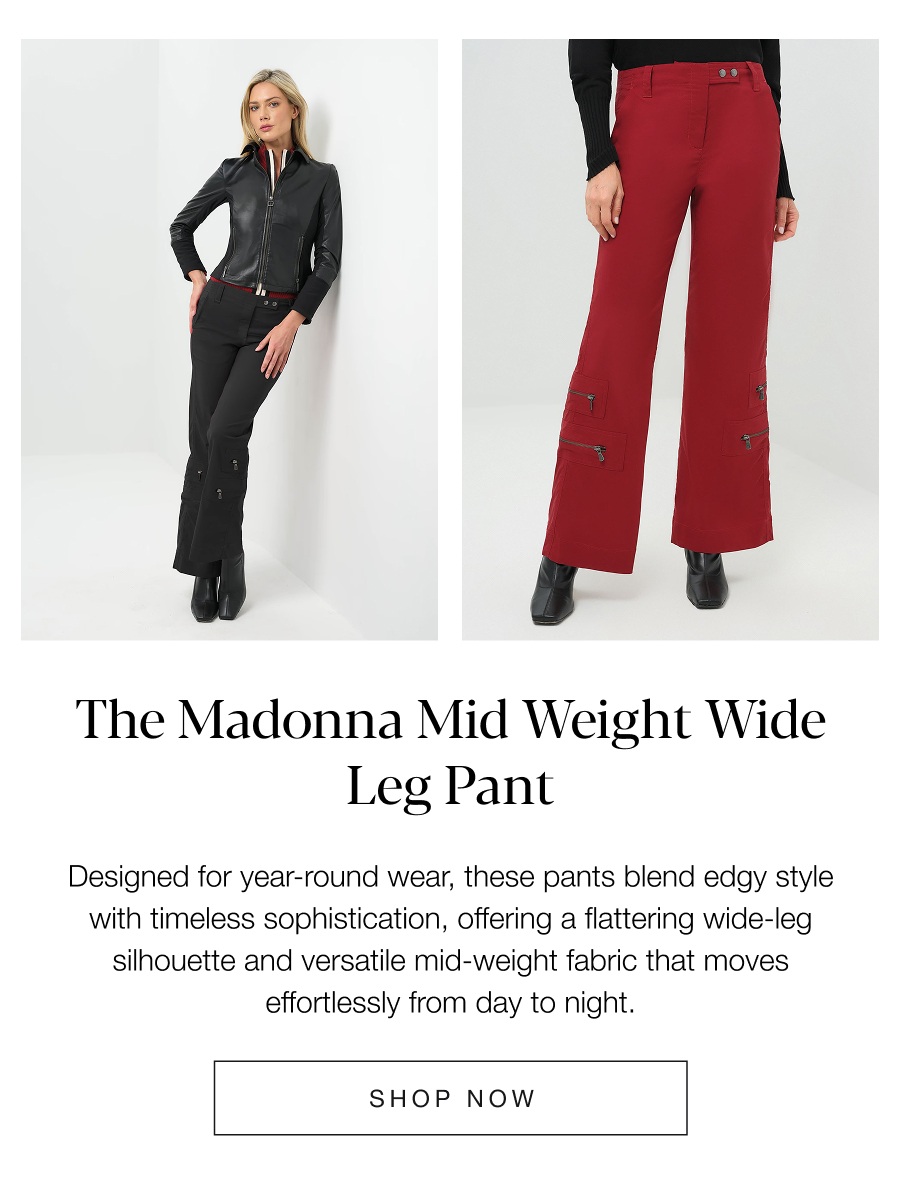The Madonna Mid Weight Wide Leg Pant