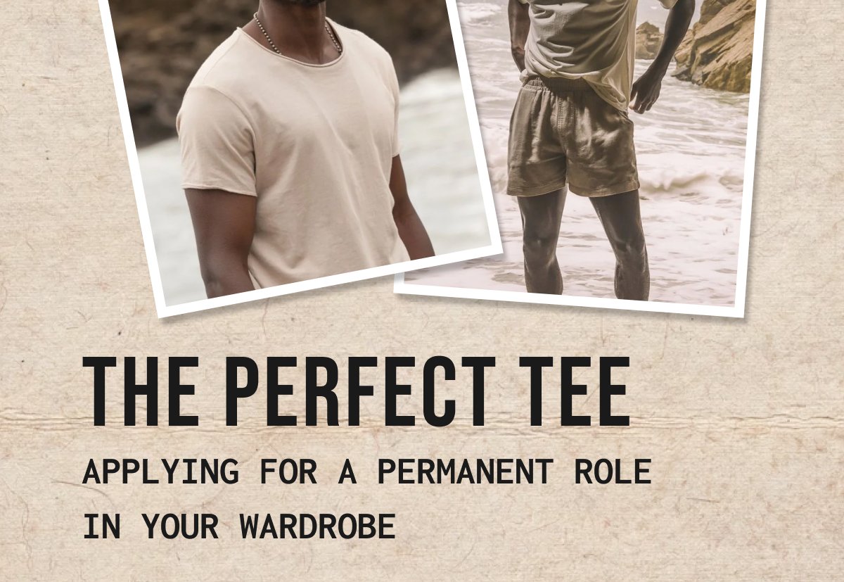THE PERFECT TEE - APPLYING FOR A PERMANENT ROLE IN YOUR WARDROBE