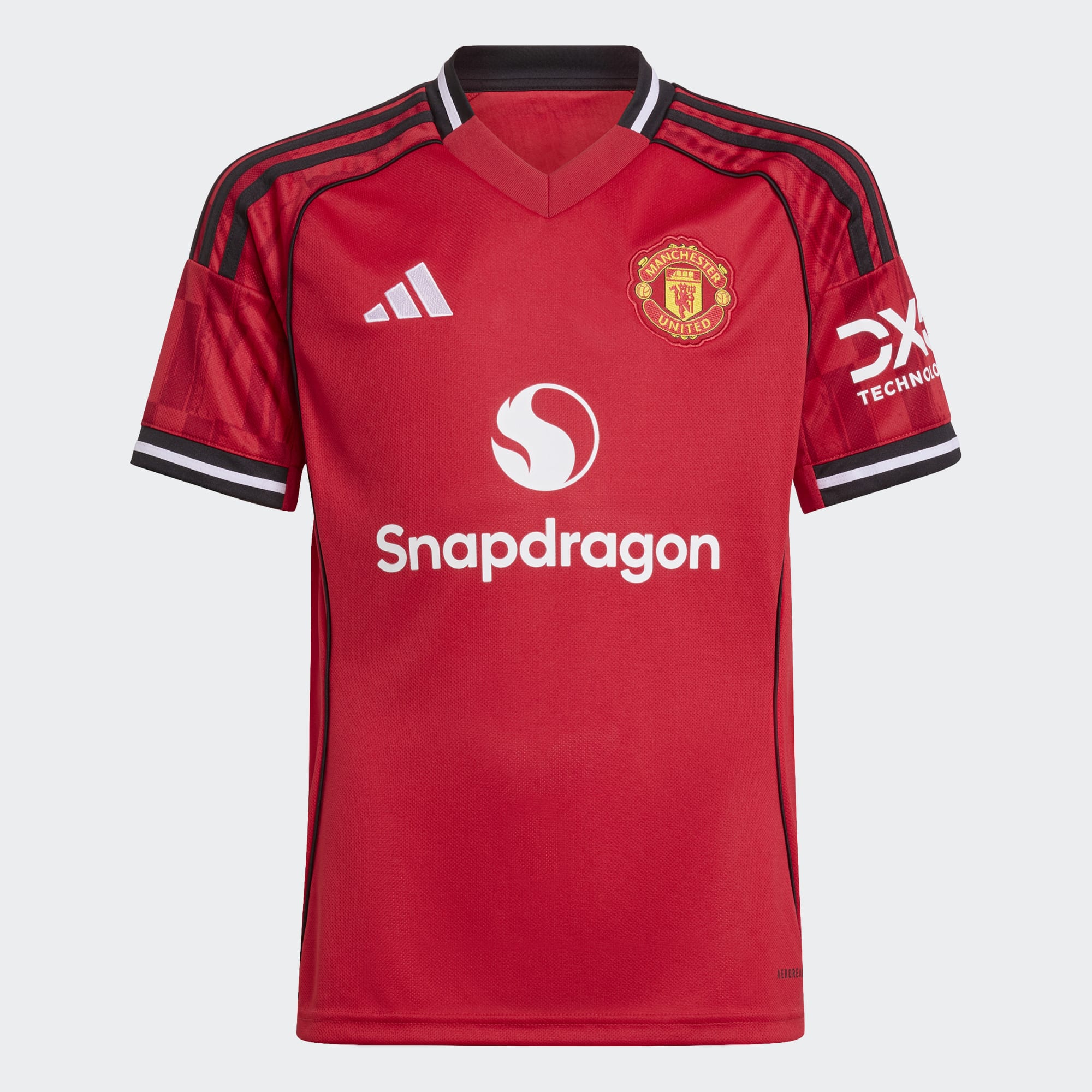 Image of Adidas Youth Manchester United Home Stadium Jersey 25/26