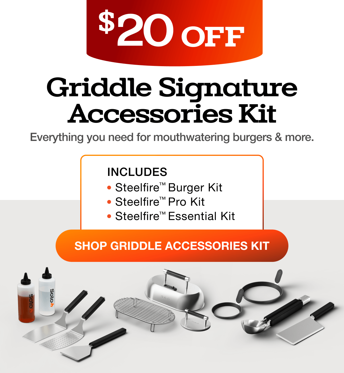 Signature Steelfire Griddle Accessories Collection