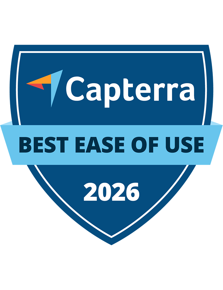 Best Ease of Use 2025 - Capterra badge