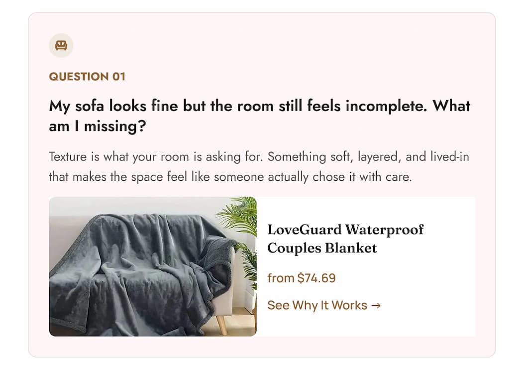 LoveGuard Waterproof Couples Blanket 