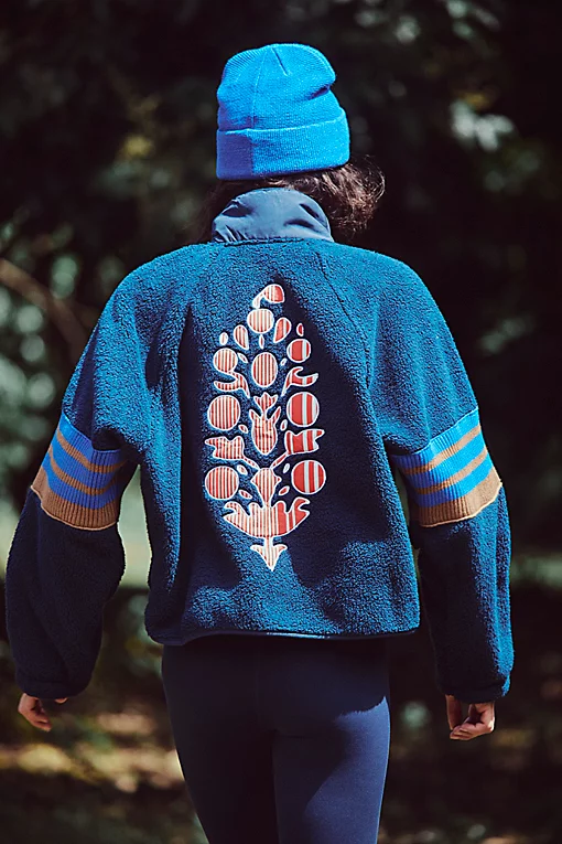 Mountain High Sporty Logo Fleece Jacket