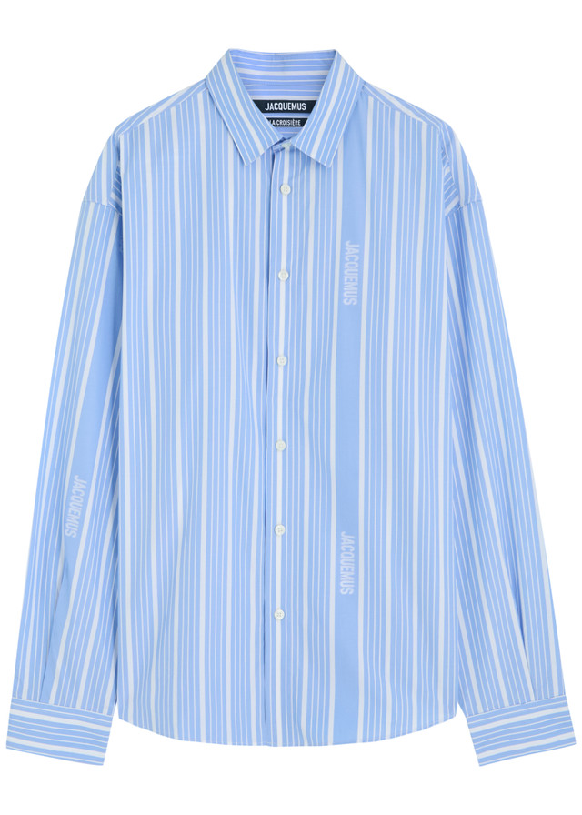 JACQUEMUS La Chemise Simon printed woven shirt