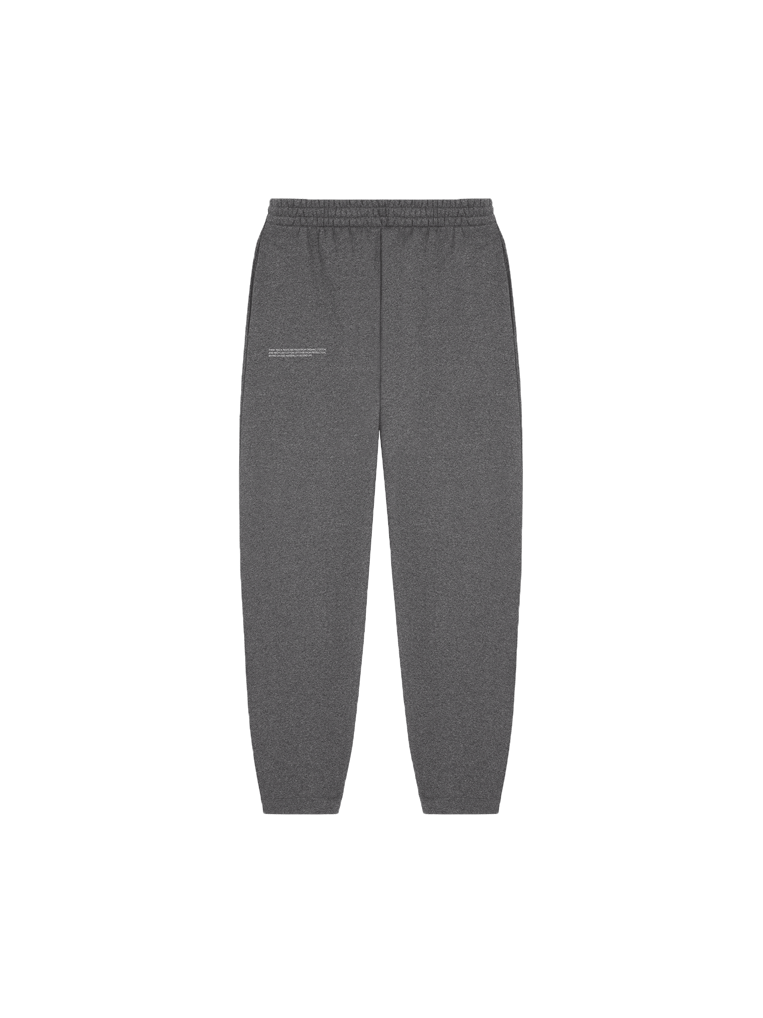 Image of Womens Reclaimed Cotton Barrel-Leg Track Pants—reclaim charcoal