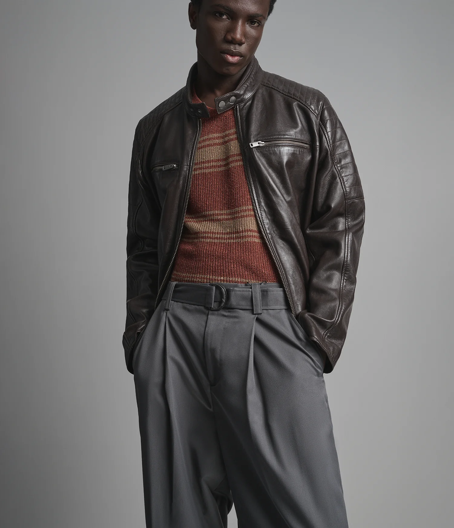 Lance Leather Racer Jacket