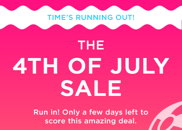 The 4th of July Sale