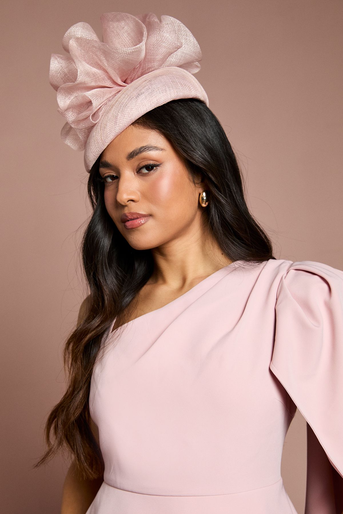 Lisa Tan Ruffle Detail Fascinator