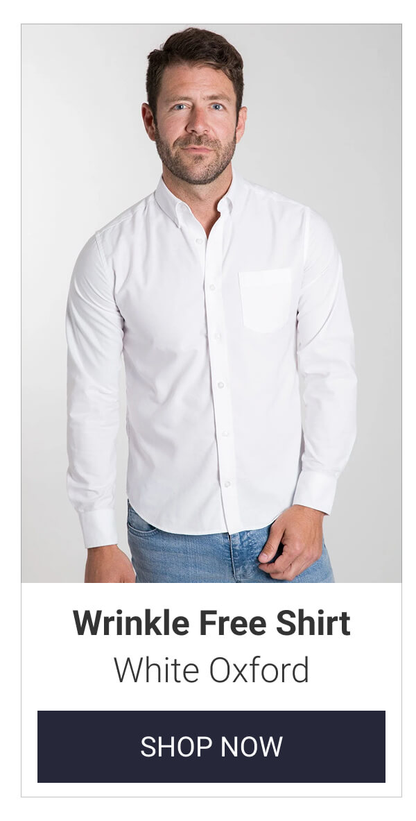 White Oxford Wrinkle Free Shirt