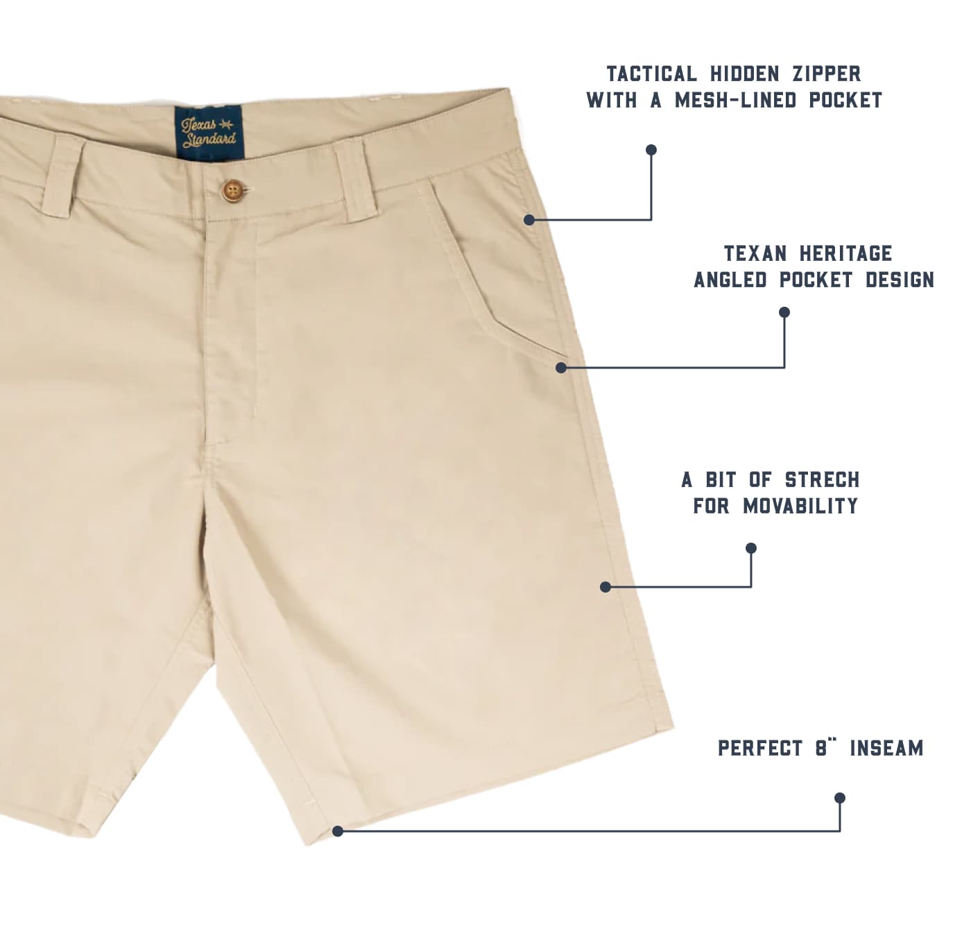  BALCONES SHORT FEATURES