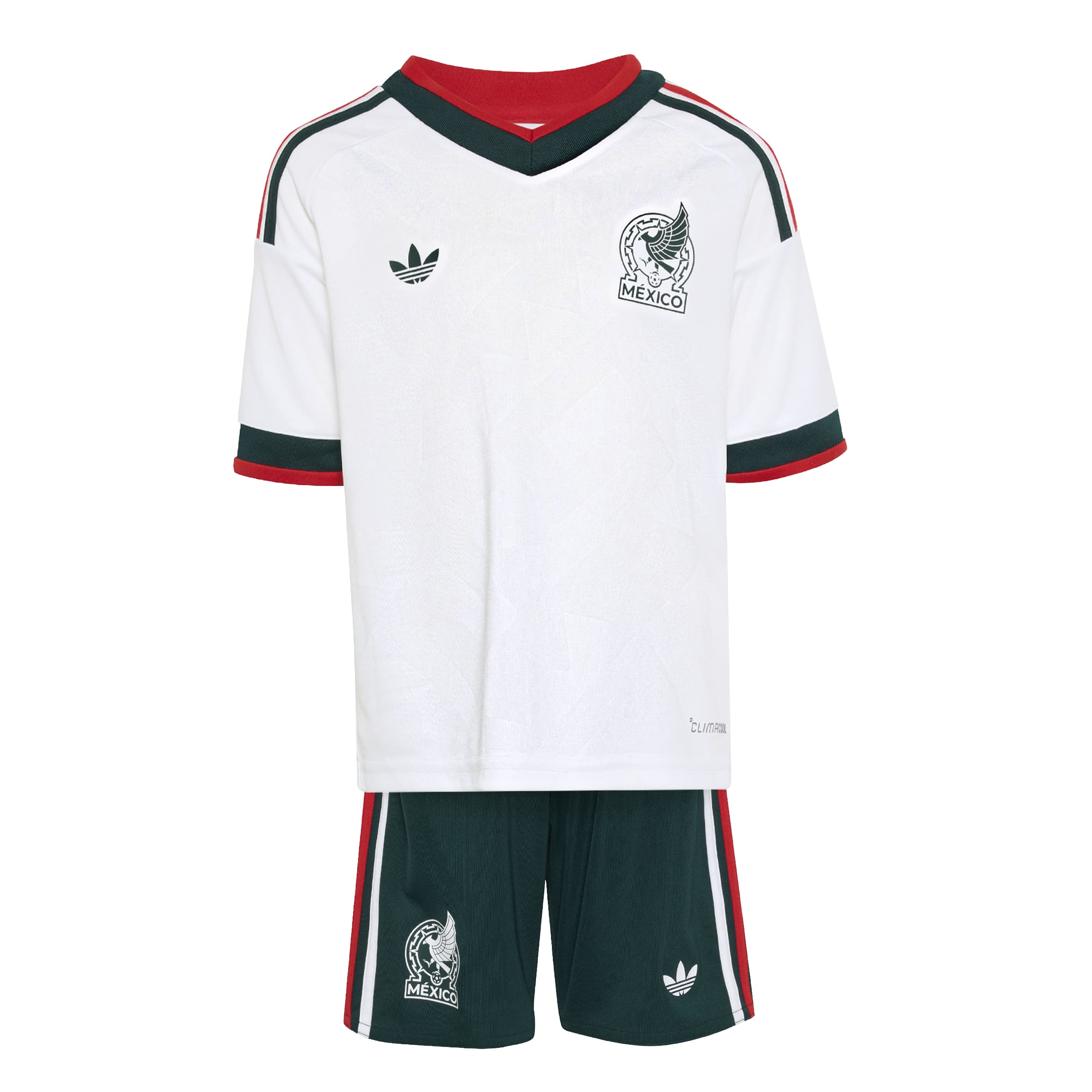 Image of Adidas Kids Mexico Away Mini Kit  2026
