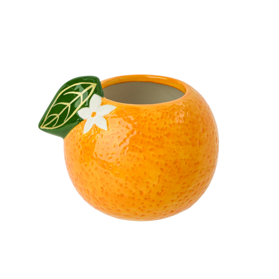 Image of Figural Pen Holder/Planter Orange