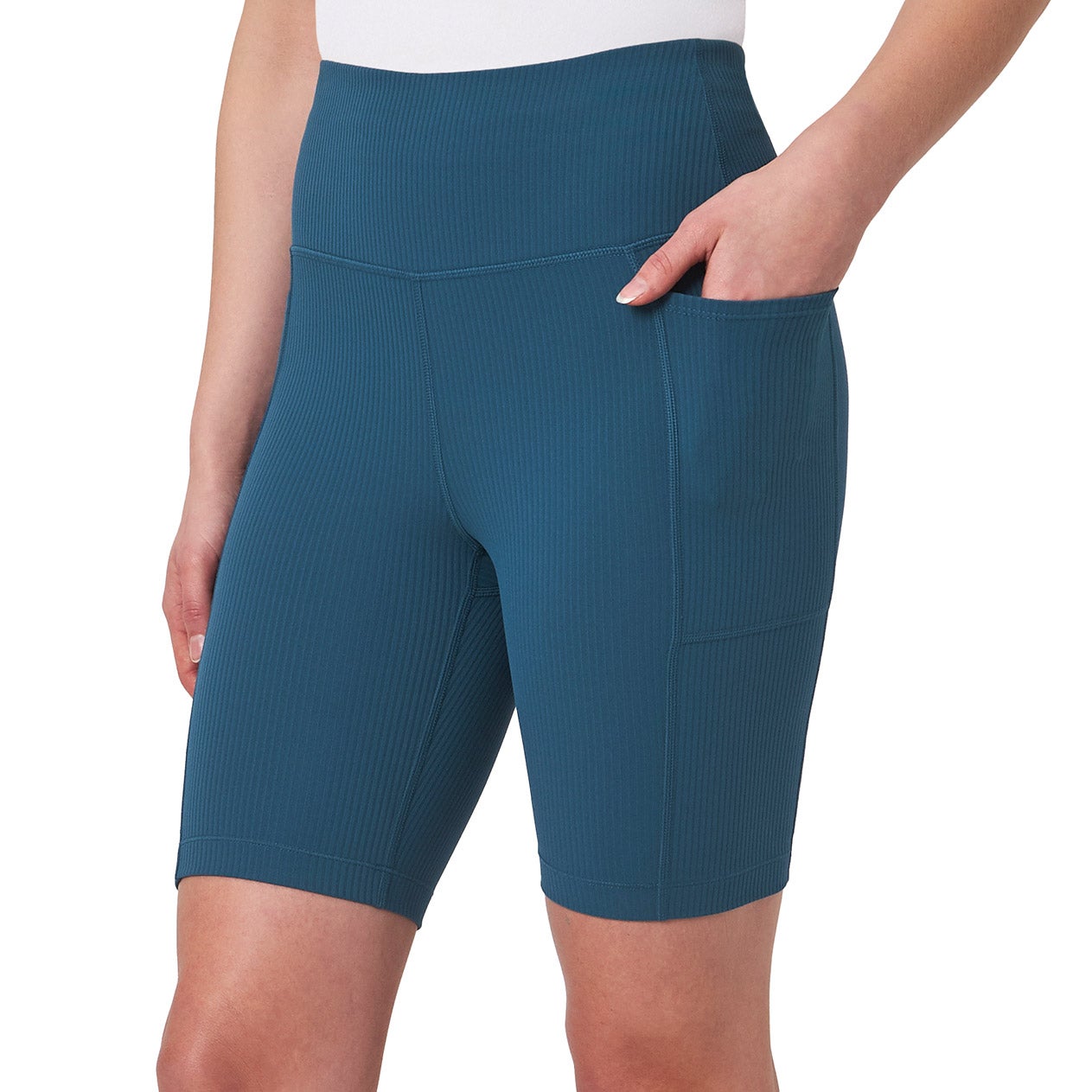Mondetta Women's Ribbed Bike Short