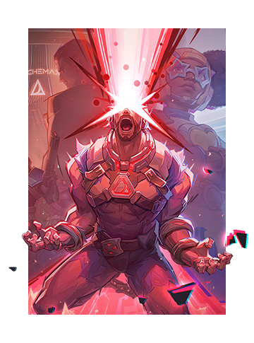 Art for Marvel Rivals depicting demonstrating his optic blast in promotional art for new DLC.