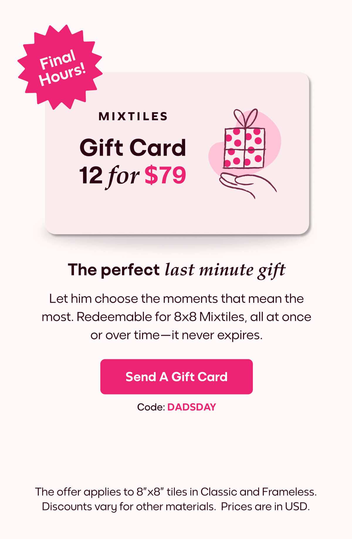 [MIXTILES] Frame what matters most with Mixtiles. | ORDER NOW