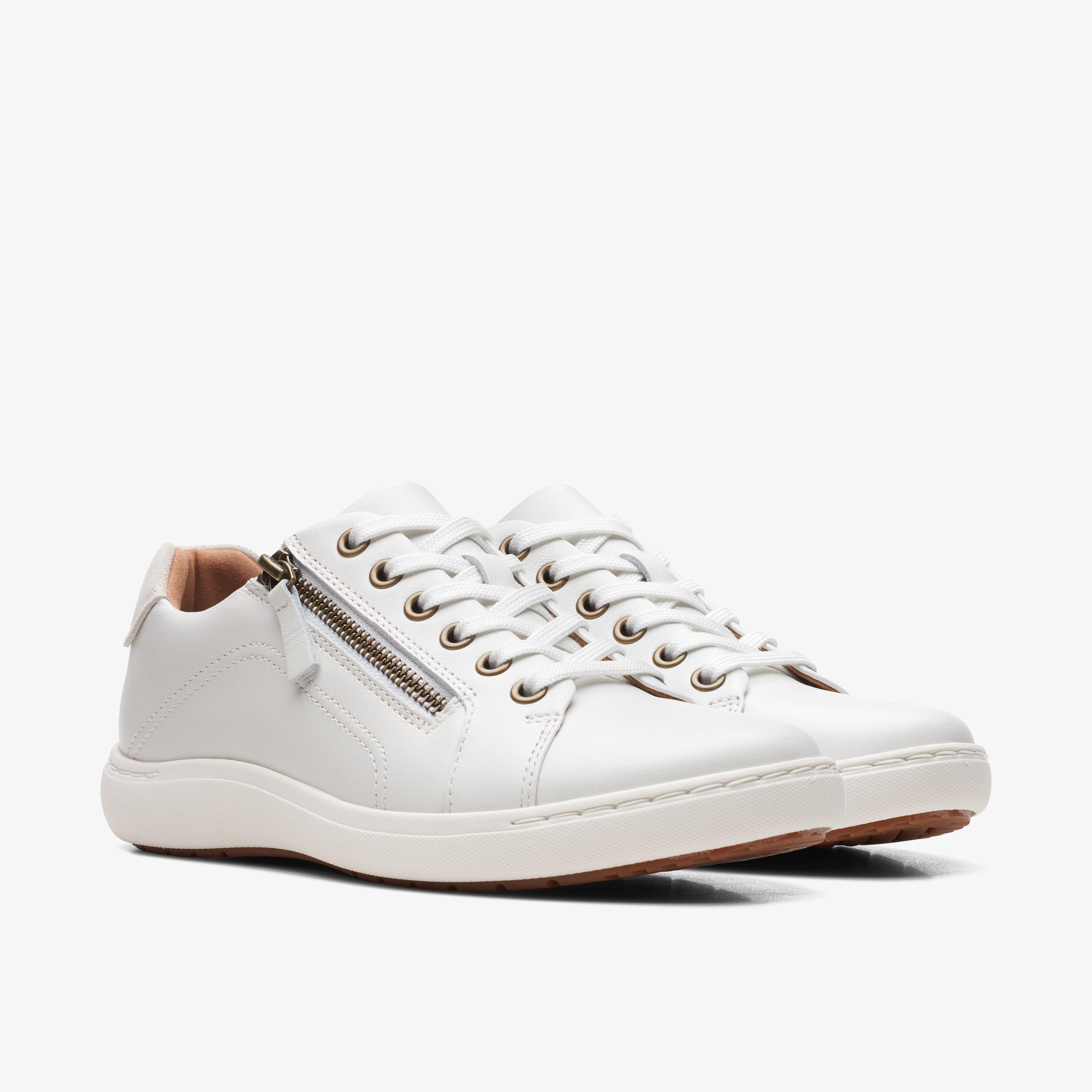 Nalle Lace White Leather