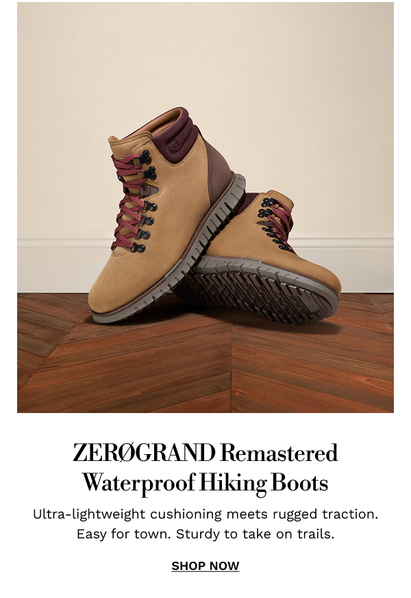 ZERØGRAND Remastered Waterproof Hiking Boots | SHOP NOW
