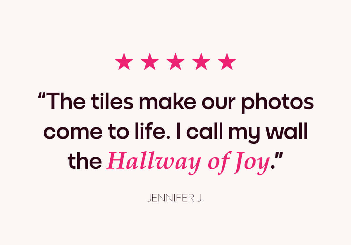 [MIXTILES] No hallway is complete without Mixtiles. | ORDER NOW