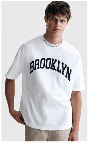 Men's Brooklyn Pocket T-Shirt White