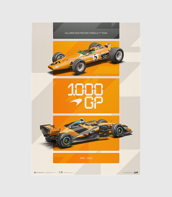 Limited Edition 1000th GP Poster