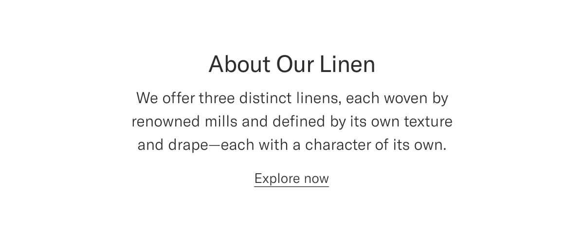 About our linen