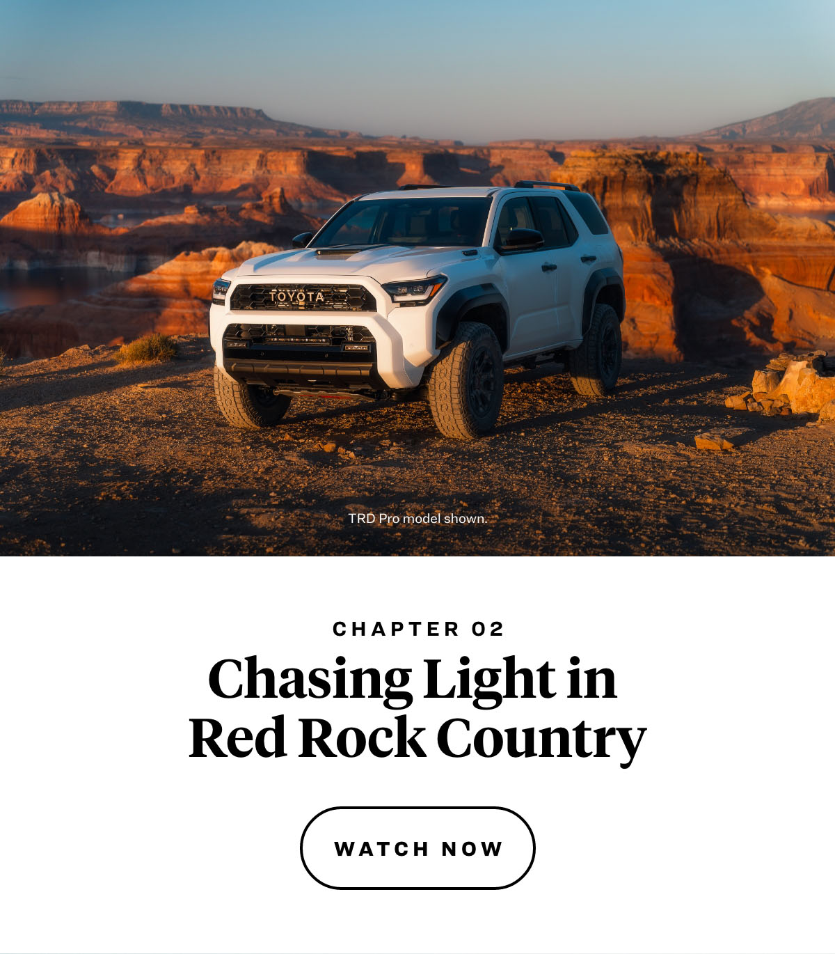 Chapter 02: Chasing Light in Red Rock Country. Watch Now.