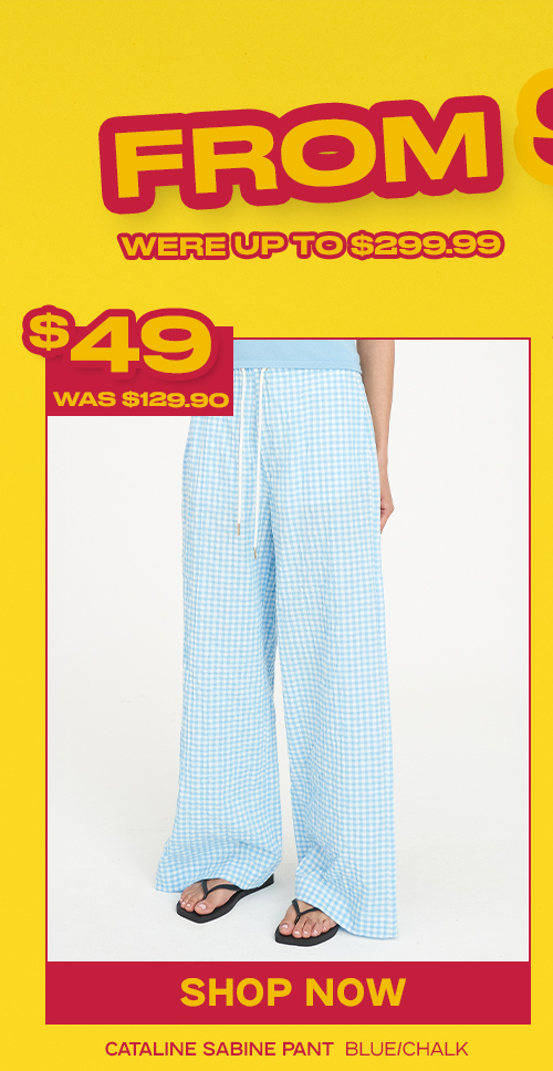 CATALINA SABINE PANT BLUE/CHALK