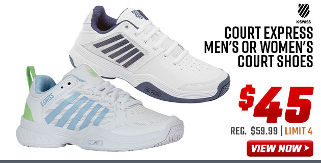 K-Swiss Court Express Men's or Women's Court Shoes