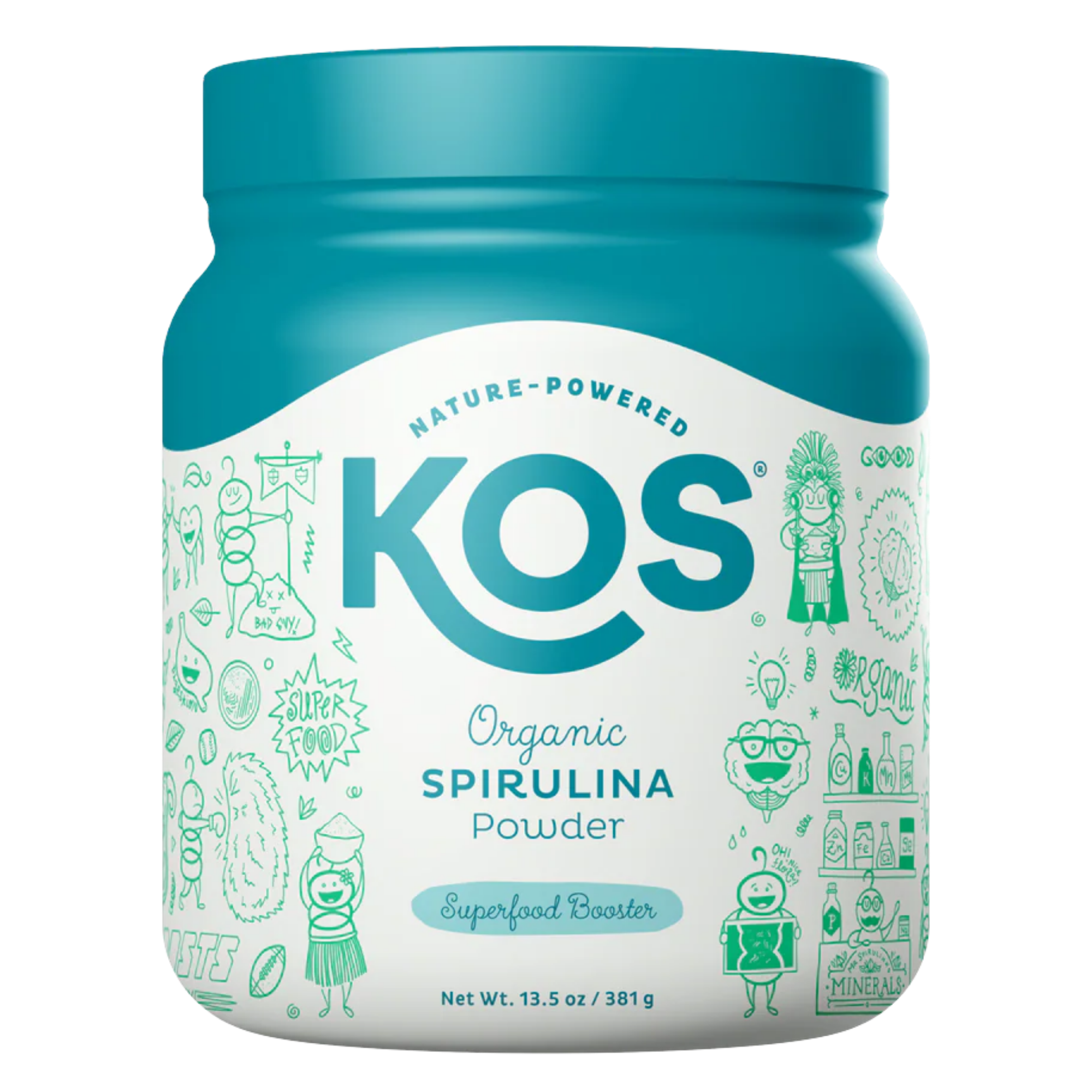Image of Organic Spirulina Powder, 109 Servings