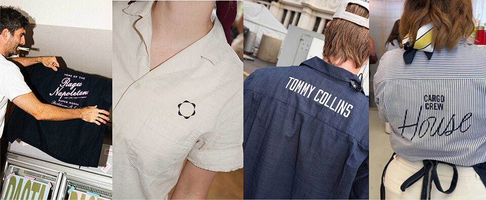 Examples of Camp Shirts with Logo Embroidery