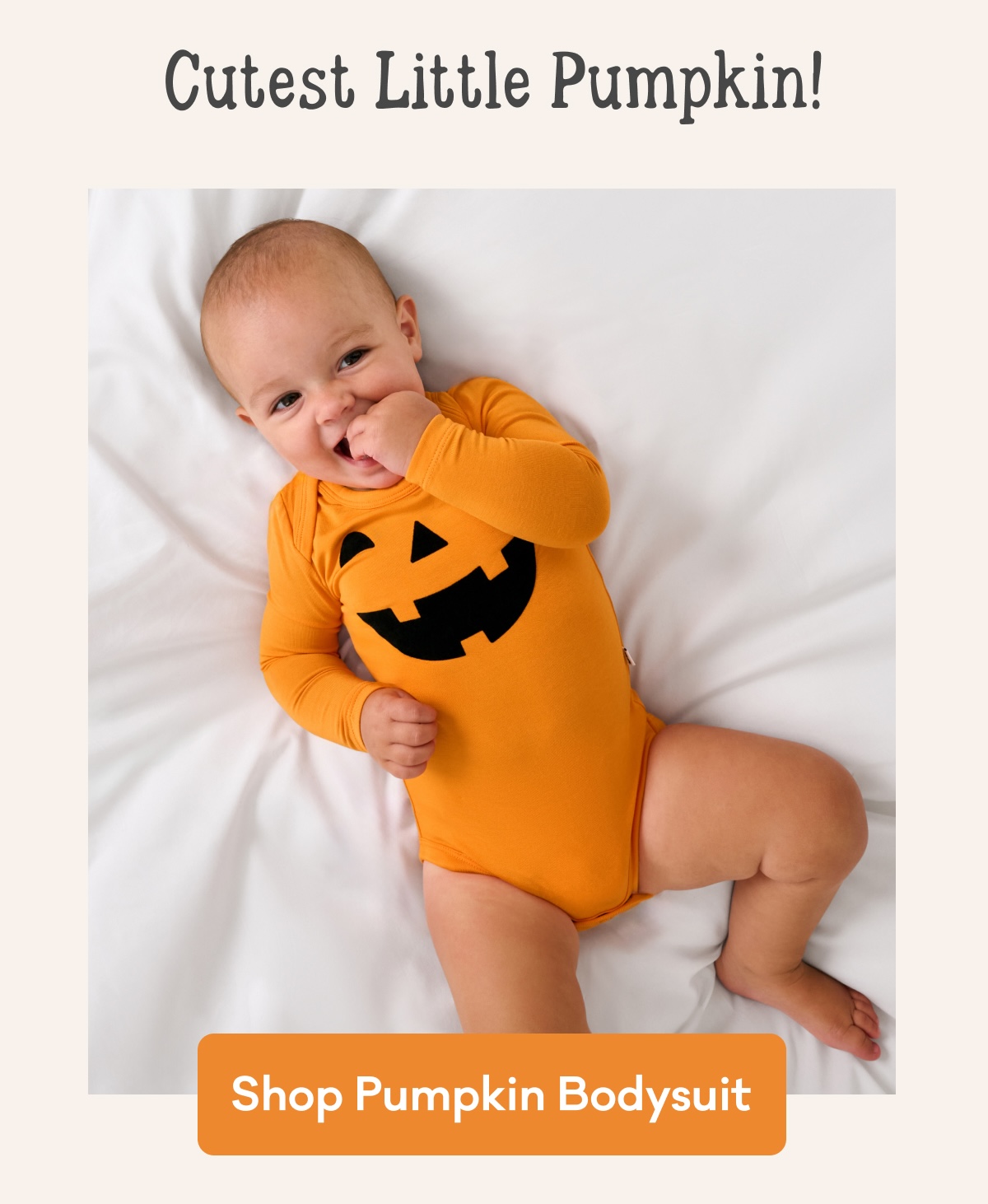 Cutest Little Pumpkin! | Shop Pumpkin Bodysuit