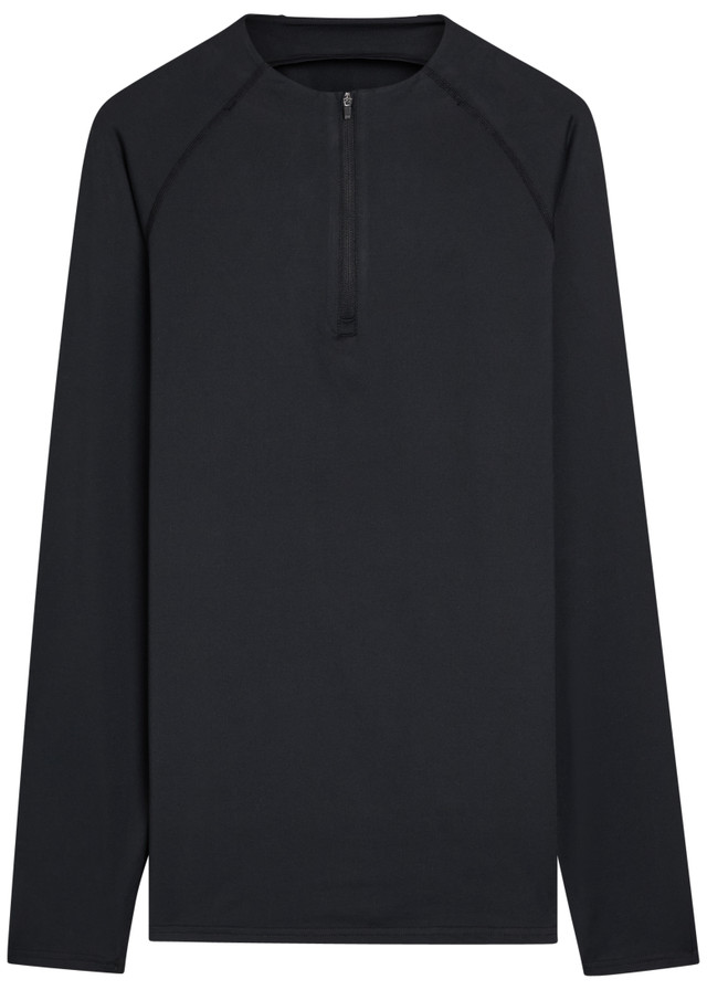 CONDITION Core quarter-zip stretch-jersey top