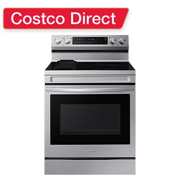 Samsung 6.3 cu. ft. Smart Freestanding Electric Range with No-Preheat Air Fry, Convection+ and Griddle