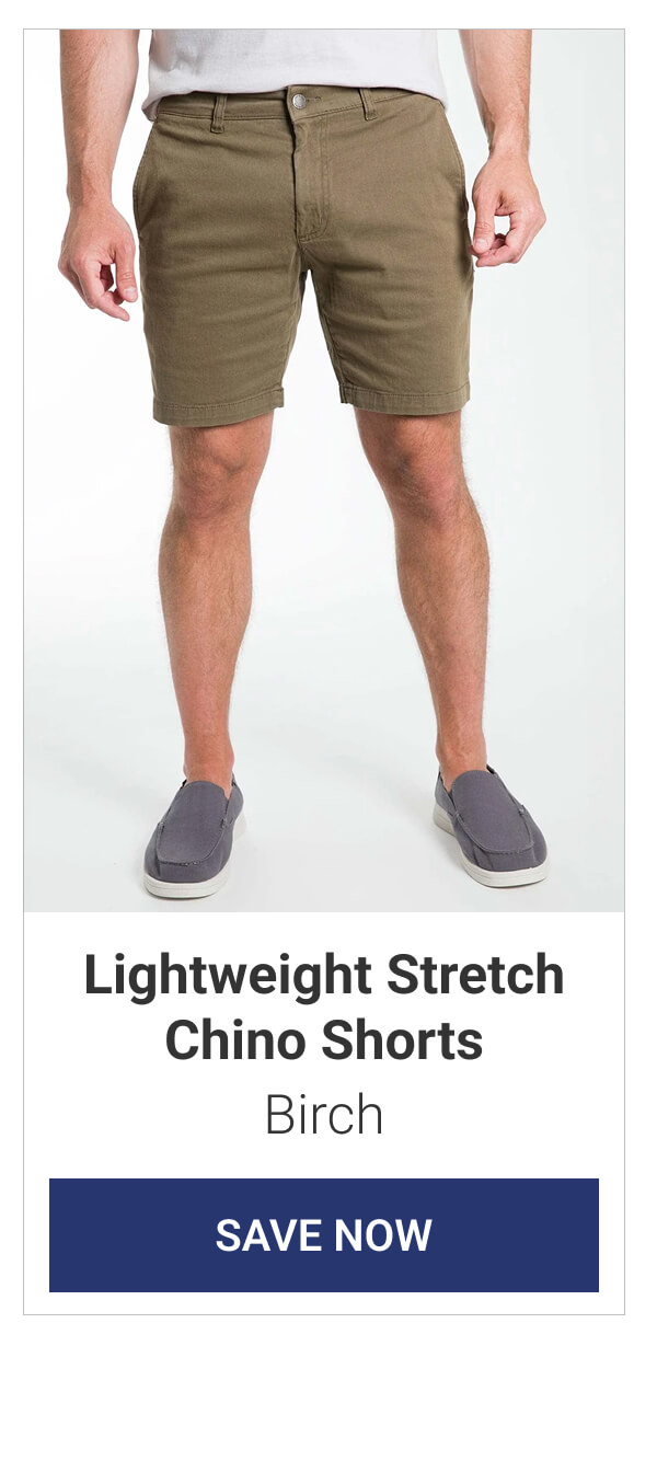 Birch Lightweight Stretch Chino Shorts
