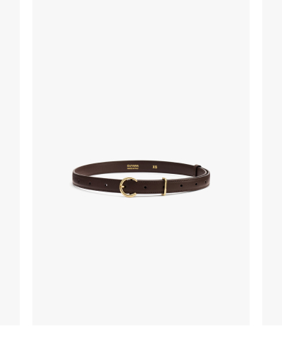 Crescent Buckle Belt Toffee