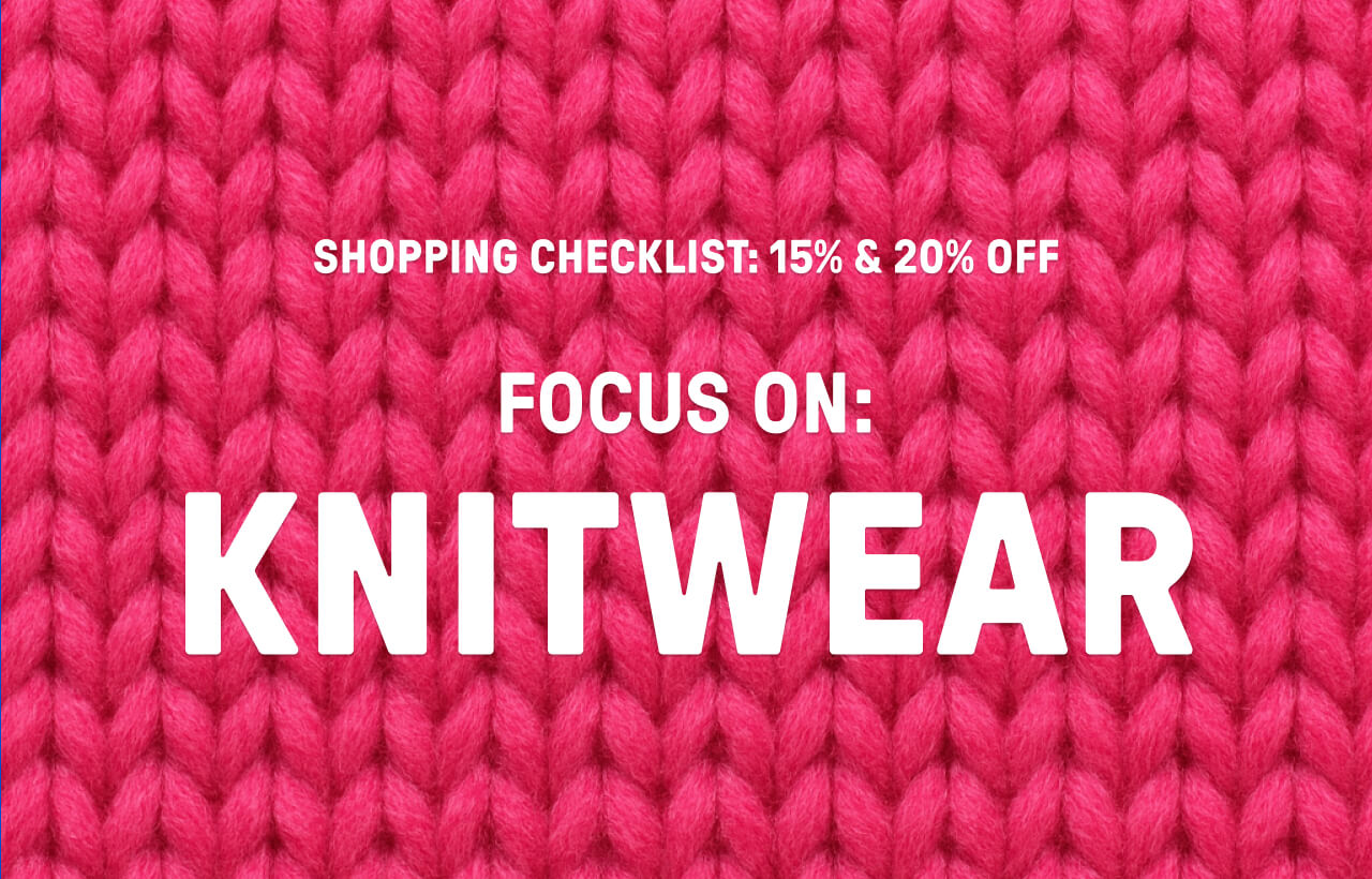 Focus on: Knitewear