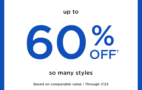Up to 60% off