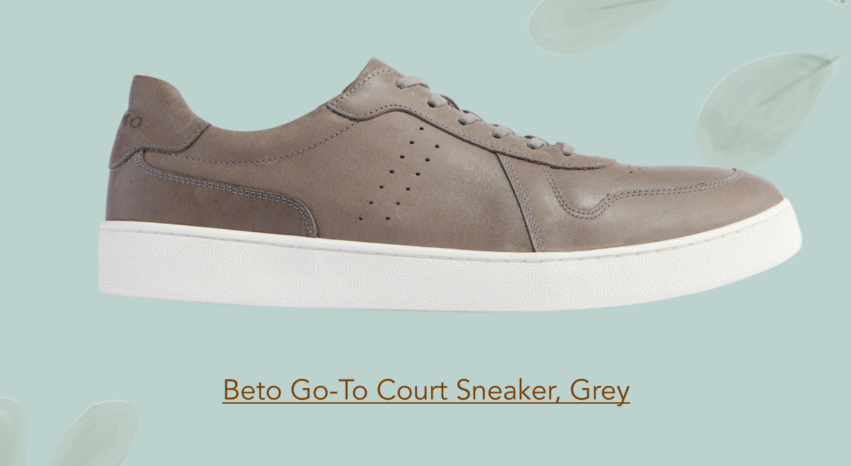 Beto Go-to Court Sneaker, Grey