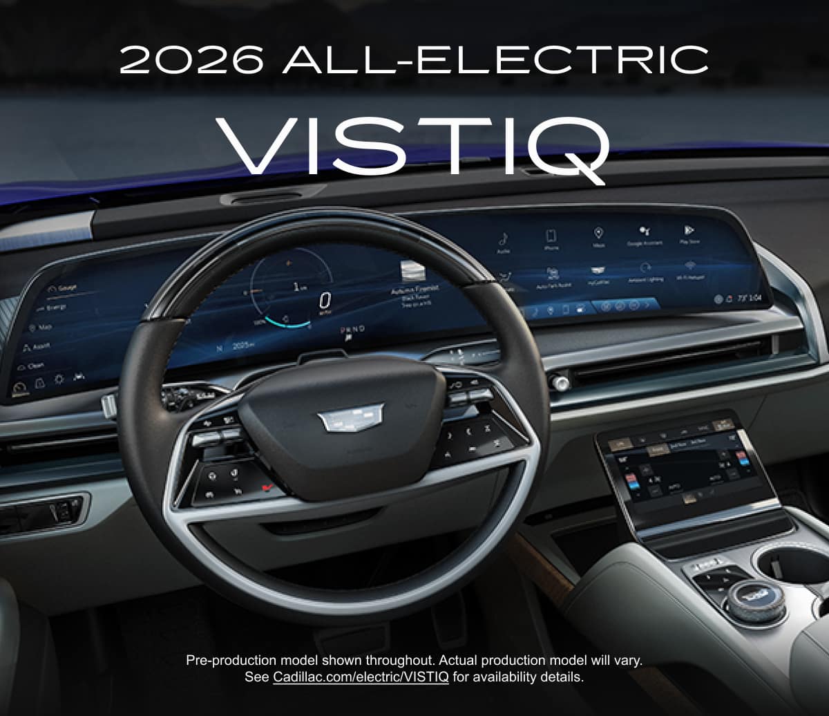 Close-up of the 2026 VISTIQ display screen.